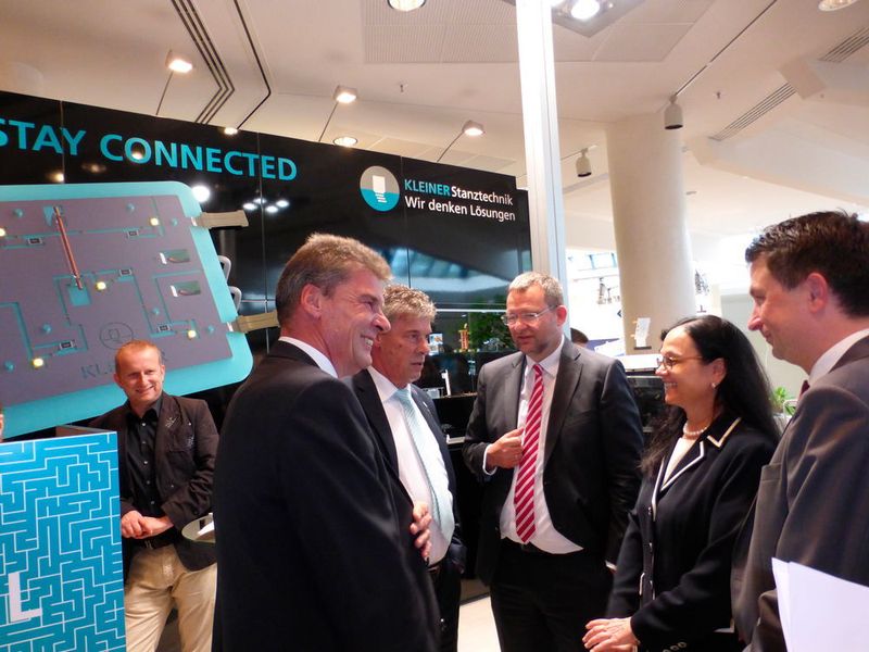 Impressionen der Stanztec 2016 in Pforzheim. (Finus)