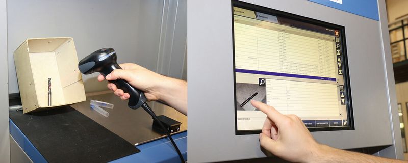 Claudio Tettamanti wollte eine Kamera direkt im Barcode-Scanner integrieren, um neben den technischen Details auch die visuelle Erkennung sicherzustellen. (Bild: BWB)