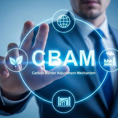 Der Carbon Border Adjustment Mechanism (CBAM) etabliert eine CO₂-Bepreisung für Importe bestimmter Vorprodukte. Die ungleiche Belastung von Vorprodukten gegenüber importierten Fertigwaren gilt in der Wirtschaft als eine der größten strukturellen Schwachstellen des CBAM-Systems. (Bild: Stock.adobe.com/NazeerArt)