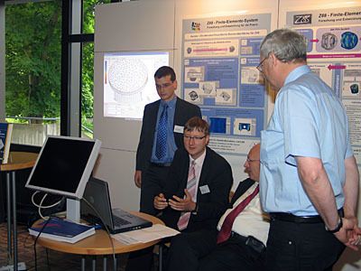 Die Universität Bayreuth zeigte die Finite -Elemente Software Z88. (Archiv: Vogel Business Media)