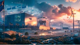 Viele aktuelle Rechenzentrumsprojekte in Deutschland bewegen sich in Größeneinheiten von unter 20 Megawatt. Doch Telis Energie Deutschland strebt einen 500-MW-Campus an.  (Bild: Midjourney / Paula Breukel / KI-generiert)