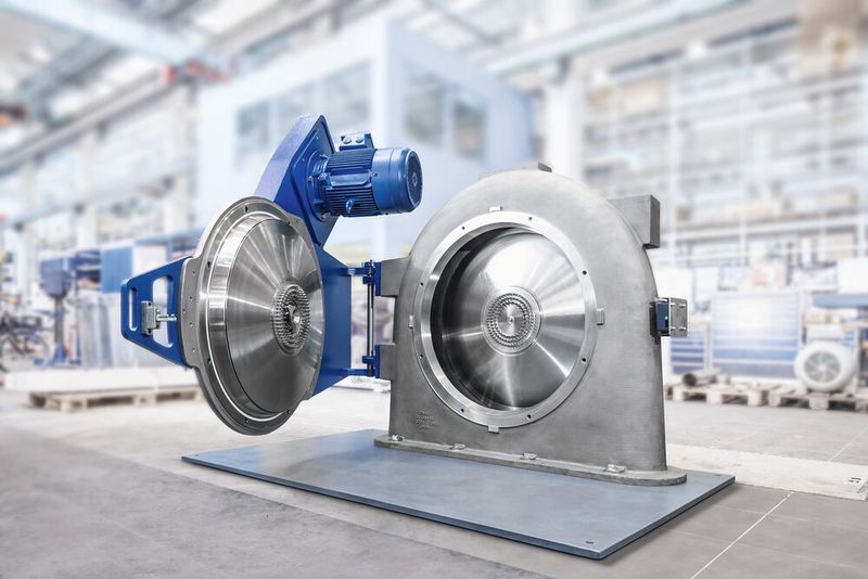 Die weiterentwickelte CW II besitzt optimierte Mahlwerkzeuge und Temperaturführung. Dadurch sollen der Flüssigstickstoff- und der Energieverbrauch gesenkt werden.  (Hosokawa Alpine)