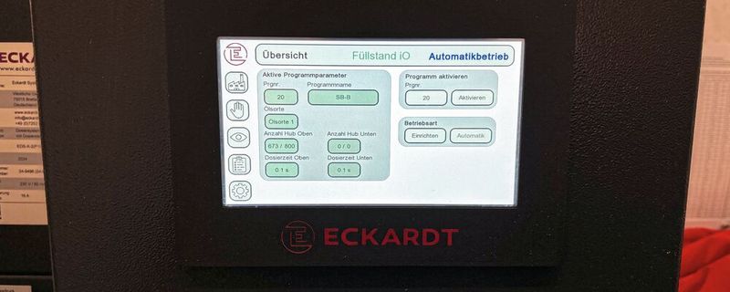 Alle definierten Auftragsprogramme sind in einer Liste hinterlegt und lassen sich mit einem Klick anwählen.(Bild:  Eckardt Systems)