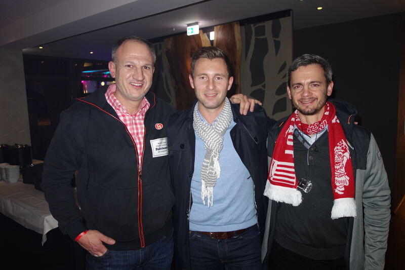 Thorsten Daniels, S&K, mit Dimi Schewtschenko und Marcel Henker, Acronis. (IT-BUSINESS)