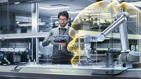 Mit Dynamic Safety wird eine effiziente Kooperation zwischen Menschen und Robotern Wirklichkeit.  (Bild: Gorodenkoff@shutterstock.com)