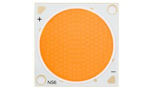 Bei der MJT-COB-LED kommen 54 Chips zum Einsatz, die eine Lichtausbeute von 168 lm/W erzeugen. (Seoul Semiconductor)