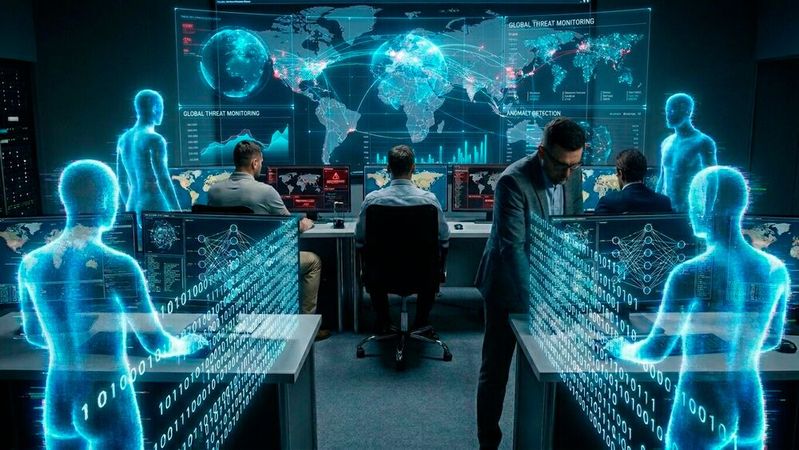 Fachkräftemangel und zunehmende Cyberbedrohungen überfordern viele IT-Abteilungen. Ein Managed SOC schließt diese Lücke und schützt Infrastrukturen rund um die Uhr.(Bild:  Gemini / KI-generiert)