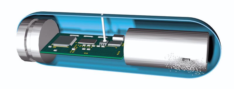 Bild 2: Dank hoch miniaturisierter Leiterplatten-Technologie als Träger für die entsprechende Elektronik sind auch „smarte Kapseln“, die im Körper bestimmte Parameter überwachen und entsprechende Daten übermitteln oder Medikamente gezielt abgeben, keine Zukunftsvision mehr. (AT&S)