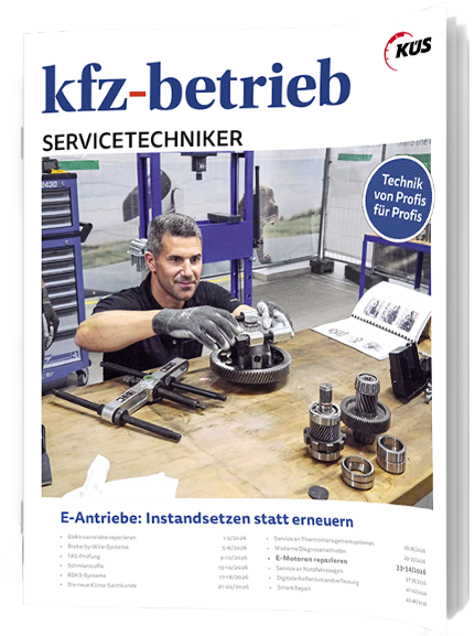 kb Dossier Servicetechniker E-Antriebe: Instandsetzen statt erneuern