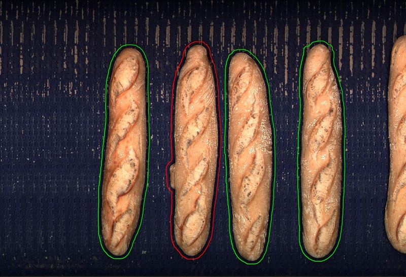 Defect detection on baked goods (Image:Robotics & Vision Technologies (RVT))