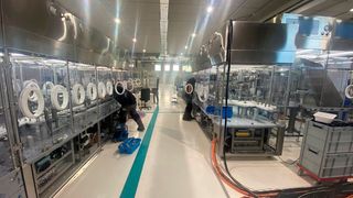 Inside SP’s new large-scale manufacturing facility in Barcelona, Spain, opened to increase capacity for SP i-Dositecno sterile fill-finish systems (SP)