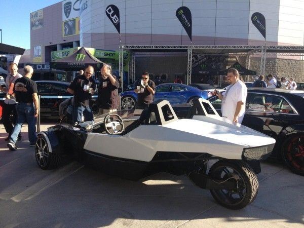 Der Torq Roadster: das elektrisch angetriebene Trike mit 300 kW könnte in einem Batman-Film mitspielen (Bild: Epic Electric Vehicles)