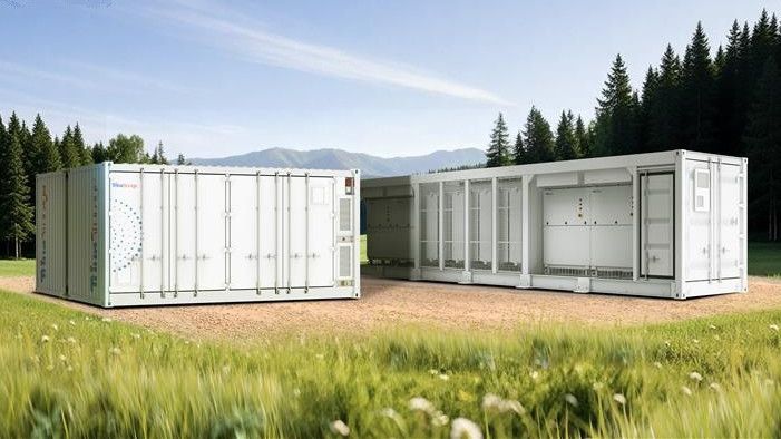 "Elementa Electra" kombiniert das Batteriesystem mit einer Wechselstromeinheit, die Stromumwandlung und Anpassung an das Mittelspannungsnetz ermöglicht. (Bild:  Trinasolar)