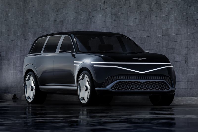 Mit dem 2024 enthülltem Neolun Concept hat Genesis Ausblick auf den kommen GV90 gegeben. (Bild: Genesis)