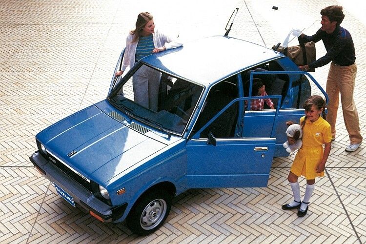 Der niedrige Verbrauch des Alto (ab 1981) brachte im Werbespot Ölscheichs zum Weinen. (Foto: Suzuki)