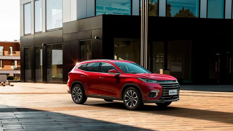 Den Exeed TX hatte Chery 2017 auf der IAA erstmals vorgestellt.(Bild:  Chery)