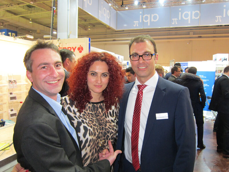 (v. l.) Florian Schönmaier, i-onik, Besa Agaj, IT-BUSINESS und Andreas Printz, ultron (Bild: IT-BUSINESS)
