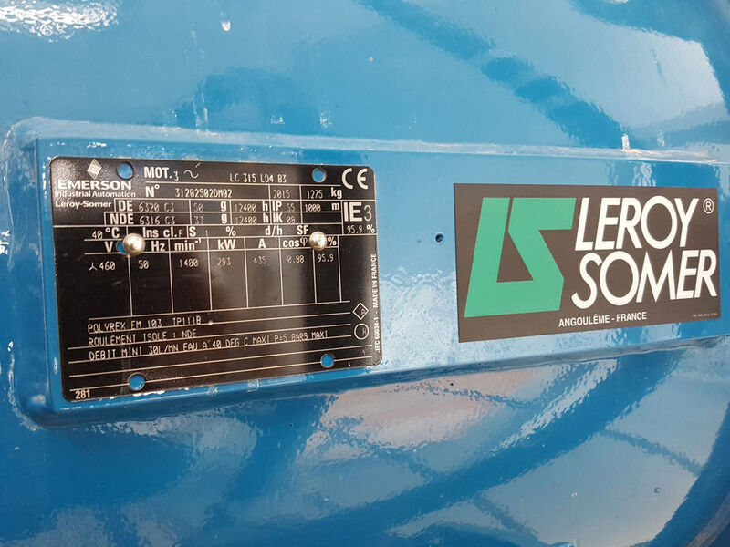 IMfinity-LC-Motor von Leroy-Somer zum Antrieb der Zugseile (Leroy-Somer)