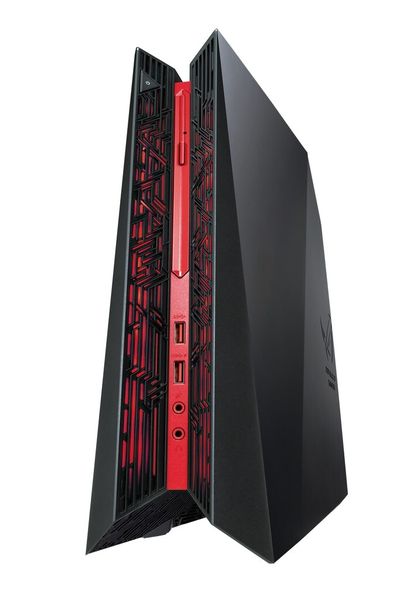 Auch in der nächsten Generation des kompakten Gaming-Rechners ROG G20 wird ein Skylake-Prozessor stecken. In dem schmalen Tower lässt sich der sparsamere 14-Nanometer-Prozessor besser kühlen. (Bild: Asus)