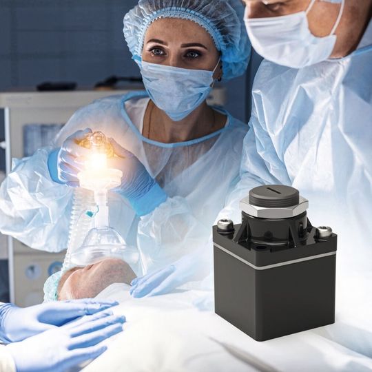 Der Pure Flow Druckregler 48.3 wurde für anspruchsvolle Anwendungen in der Medizintechnik entwickelt und unterstützt Hersteller bei der Umsetzung steigender regulatorischer Anforderungen.(Bild:  Kendrion)