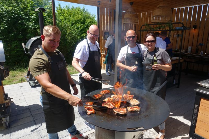 Das ZOTAC Team (v. l.) Alexander Pietsch, Horst Günther, Maciej Wieczorek und Karin Fischer. (IT-BUSINESS)