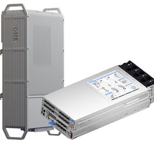 Das Innenleben des Poweredge XR9700 ist weitgehend identisch mit dem Compute Sled Poweredge XR8720t für den Einsatz im Rack. Damit nutzt er als Prozessor ebenfalls den Xeon 6 SOC von Intel.(Bild:  Dell Technologies)