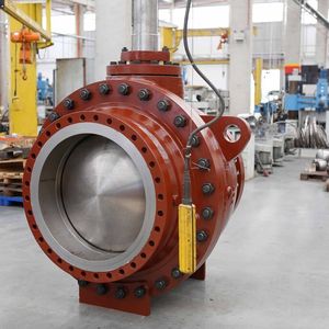 Armaturen, wie dieser Kugelhahn für die Petrochemie, werden in dem neuen Werk von KSB in Jundiaí gefertigt