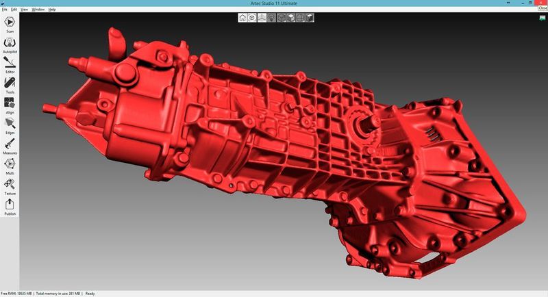 Ein Highlight ist der neue Autopilot, der den Nutzer mit wenigen Fragen zu den Eigenschaften des Scanobjekts und der Art des gewünschten 3D-Modells durch den Scanvorgang leitet. (Bild: Artec 3D)