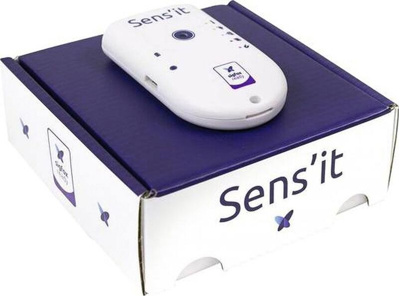 Sens’it von Sigfox: Das Demo Device misst verschiedene Umgebungsdaten wie Temperaturen, Geräusche und Bewegungen. (Sigfox)