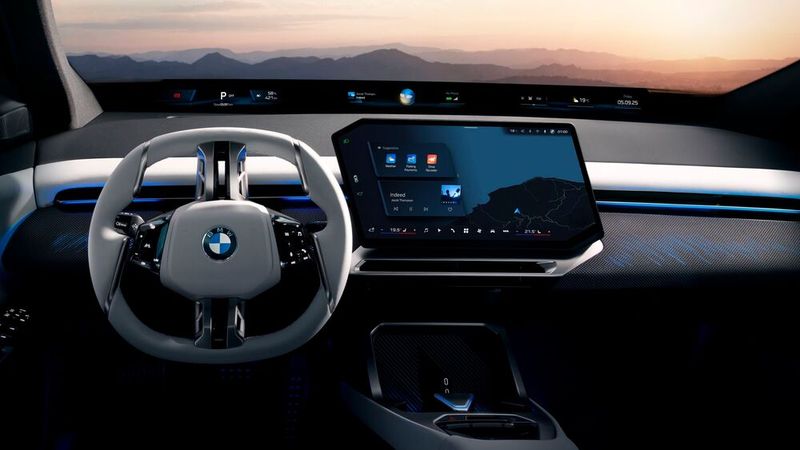 Auf Schalter verzichtet der iX3 weitgehend. (Bild: BMW)