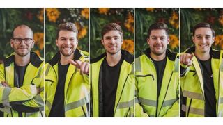 Gründerteam (von links nach rechts): Oliver Eischet, Max Gier, Niklas Beese, Moritz Cremer, 
Emanuel Groh. (Bild: Specter automation)