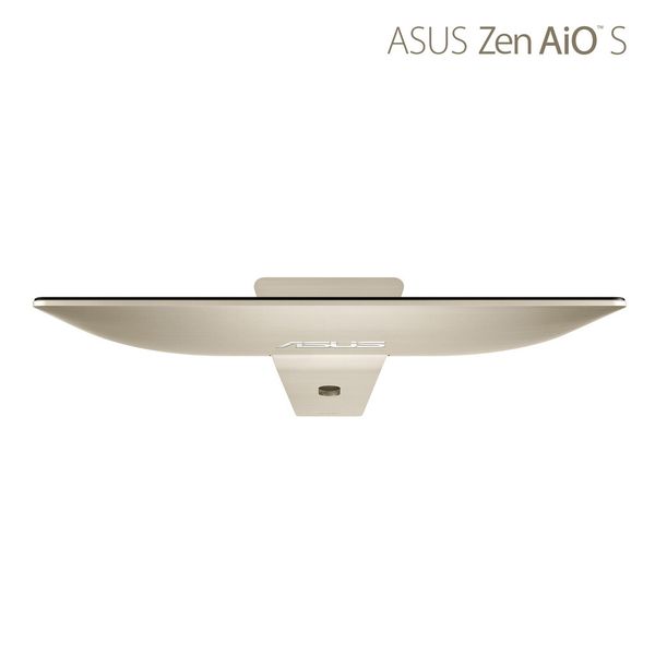 Asus hat den Zen AiO in ein goldfarbenes Aluminiumgehäuse gehüllt. (Bild: Asus)