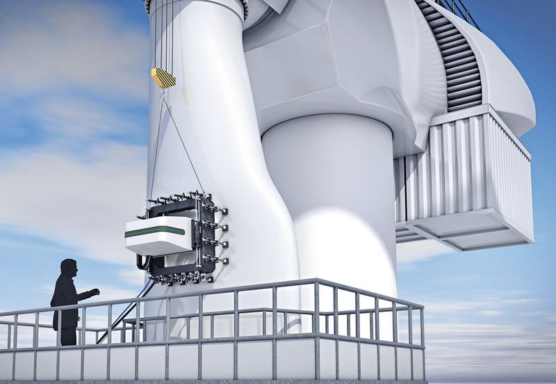 Ein mögliches Einsatzgebiet für die mobile Fräseinheit ist die Windenergie. (Bild: DMG Mori)