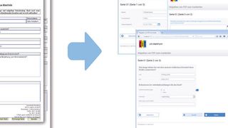 Automatisierte Umstellung von alten PDF-Eingabeformularen auf moderne Formular-Assistenten (cit)