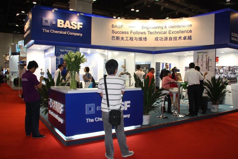 BASF ist auf der AchemAsia ebenfalls mit einem Stand vertreten. 2020 will der Branchenprimus in Asien rund 20 Milliarden Euro Umsatz einfahren.  (Archiv: Vogel Business Media)