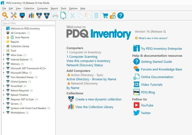 PDQ Inventory stellt eine kostenlose Möglichkeit dar, um PCs zu inventarisieren und mit Updates zu versorgen. (Joos / PDQ)
