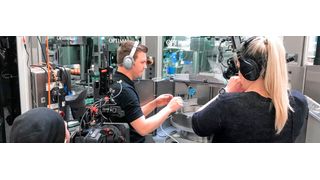 Elf Hightech-Kameras übertragen die Live-Bilder zum Kunden in den USA. (Bild: Optima)