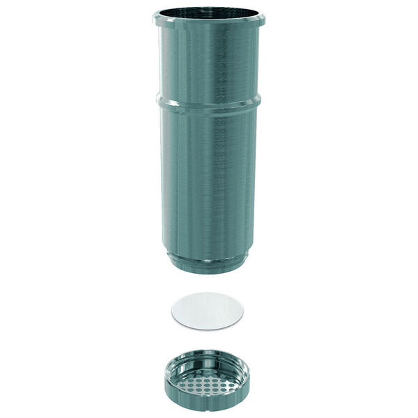 Abb. 2: Die Extraktionszelle Q-Cup enthält am Boden einen leicht auswechselbaren Filter, die Q-Disk. (CEM)