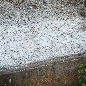 Bei der Avellino-​Eruption vor 3950 Jahren spuckte der Vesuv diese bimsartigen Ablagerungen aus.(Bild:  Jörn-​Frederik Wotzlaw)