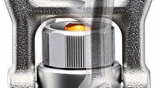 Der drehbare Schäkel der Gewindetragbolzen richtet sich beim Anheben immer in Zugrichtung aus ohne dass sich der Bolzen dreht. (Erwin Halder KG)