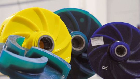 CE-konformen Weiterbetrieb durch Original-Ersatzteile von Pumpen mit Spezialpolyurethan-Auskleidungen sichern(Bild:  Habermann Aurum Pumpen)