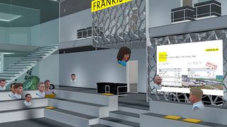 Zum ersten Mal hat die Fränkische Rohrwerke ihren Mitarbeitenden neue Produkte digital vorgestellt. Im virtuellen Raum konnten sich die Mitarbeitenden im Rahmen eines Workshops die Eigenschaften der neuen Produkte auch selbst erschließen.  (Bild: Zreality GmbH)