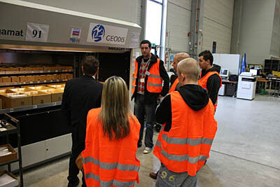 Geodis aus Rodgau führte die Besucher durch das 17000 m² grosses Logistik-Center. Unter dem Motto 