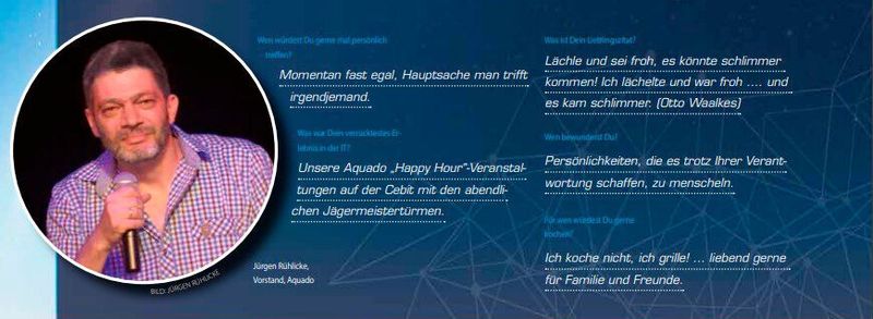 Jürgen Rühlicke, Vorstand, Aquado (IT-Business)