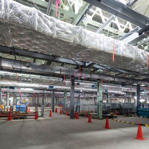 The solid-state battery pilot plant by Nissan is still under construction.(Image: Nissan)