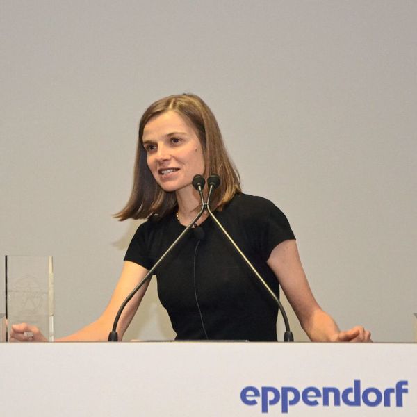 Prof. Dr. Andrea Ablasser, Gewinnerin des Eppendorf Award for Young European Investigators 2018 (LABORPRAXIS/Platthaus)