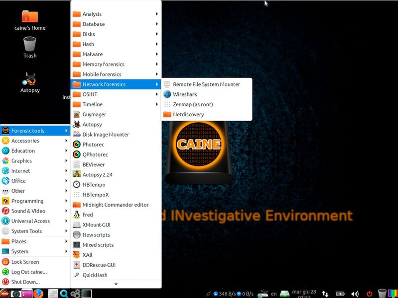 Über die Start-Schaltfläche lassen sich verschiedenen Programme starten. Die Tools sind in Gruppen untergliedert. (Bild: Theme 