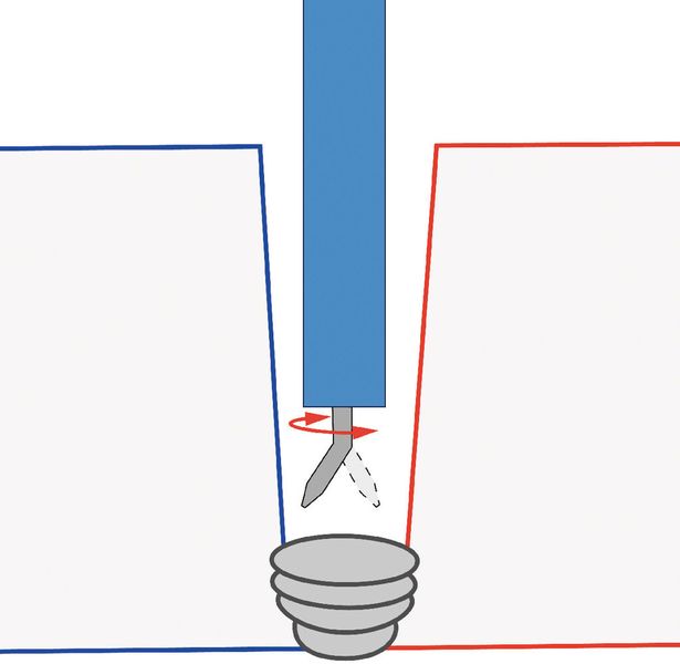 Durch Pendeln erzeugte Schweißlage. (Bild: Polysoude)