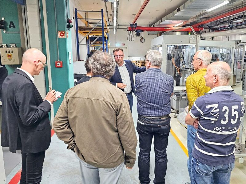 Didier Rominger dans une explication passionnée. Merci. (Source : WAGO Contact)