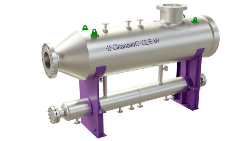 Zweistufiger Abscheider zur Wasserentfernung (Bild: Cleanova)